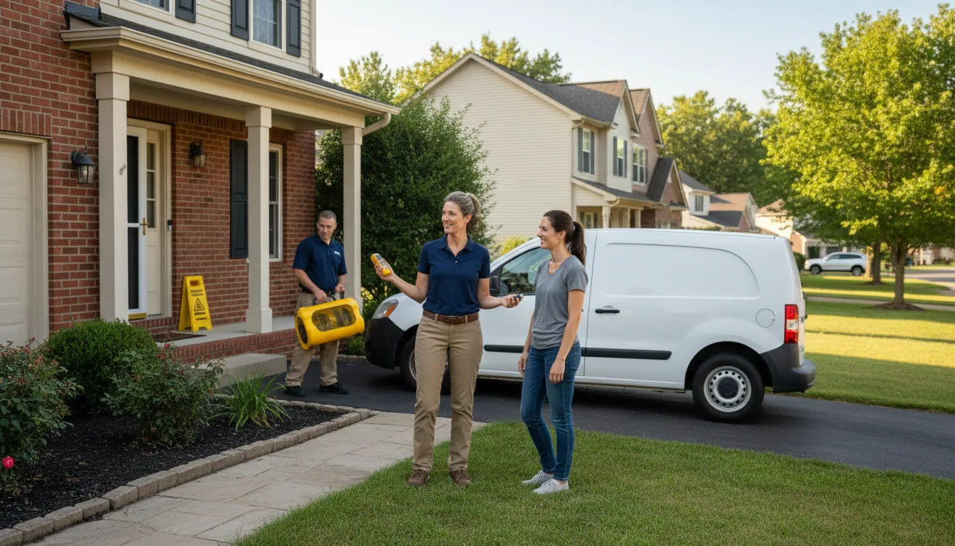 Water restoration image for Dehumidification And Cleanup Services in Cambria Heights, NY